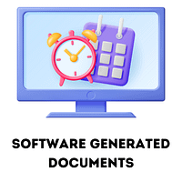 Software Generated Documents Software Generated Documents